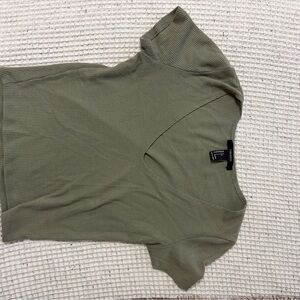 Forever 21 Sage Green Crop Top